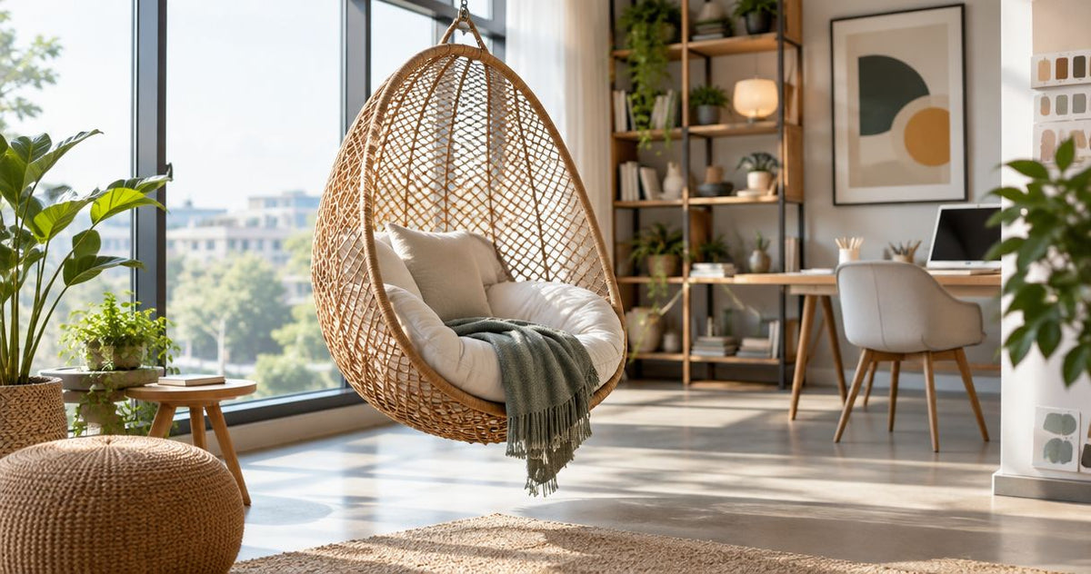 Fauteuil suspendu pour architectes d'intérieur : guide complet 2026