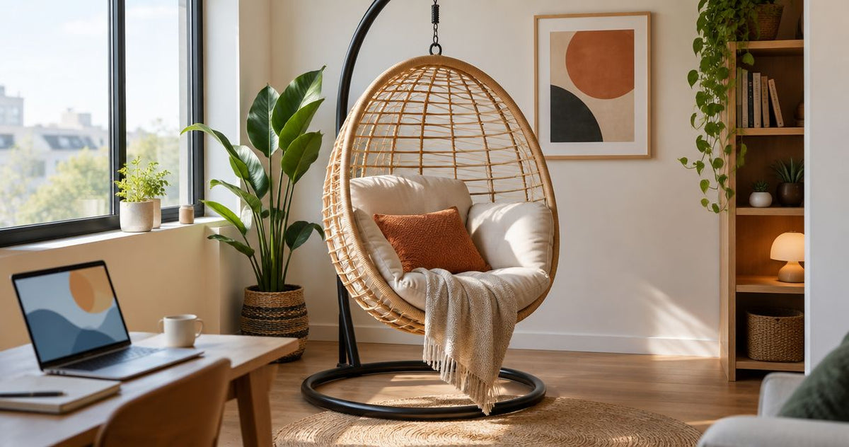 Meilleurs fauteuils suspendus pour petit espace en 2026